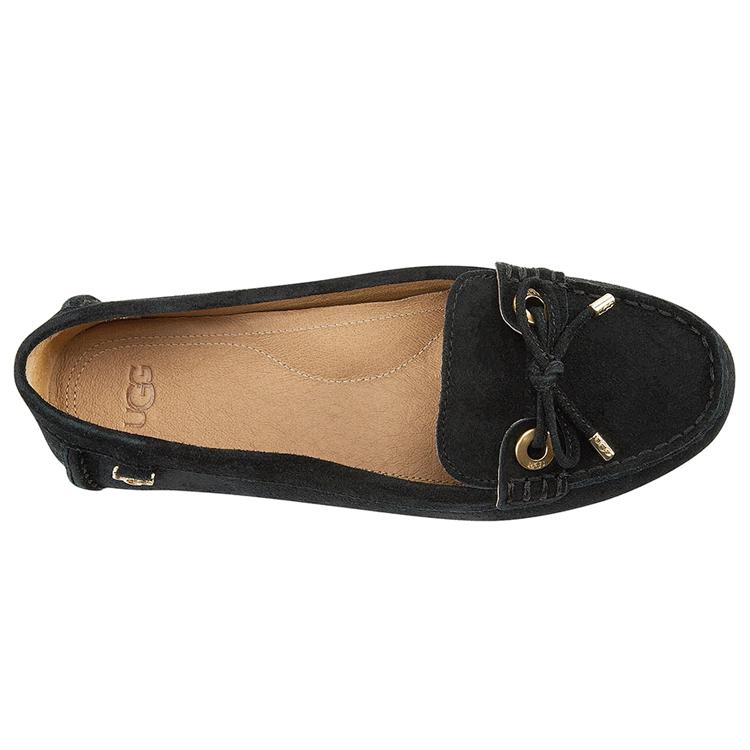 UGG Кроссовки Ansley Bow Glimmer, нескользящие, дышащие, для athleisure, повседневные, спортивные, женские, 1112284W-BLK