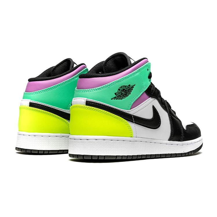 Jordan 1 Mid Пастельный Черный Носок GS 554725-175