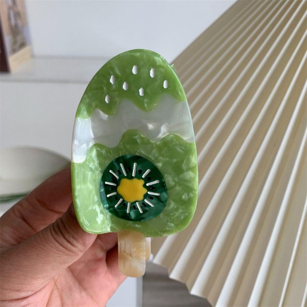 Acetic Acid Fruit Series Hair Claw Sweet Delicious Food Claw Clip Ice Cream Shark Clip Female