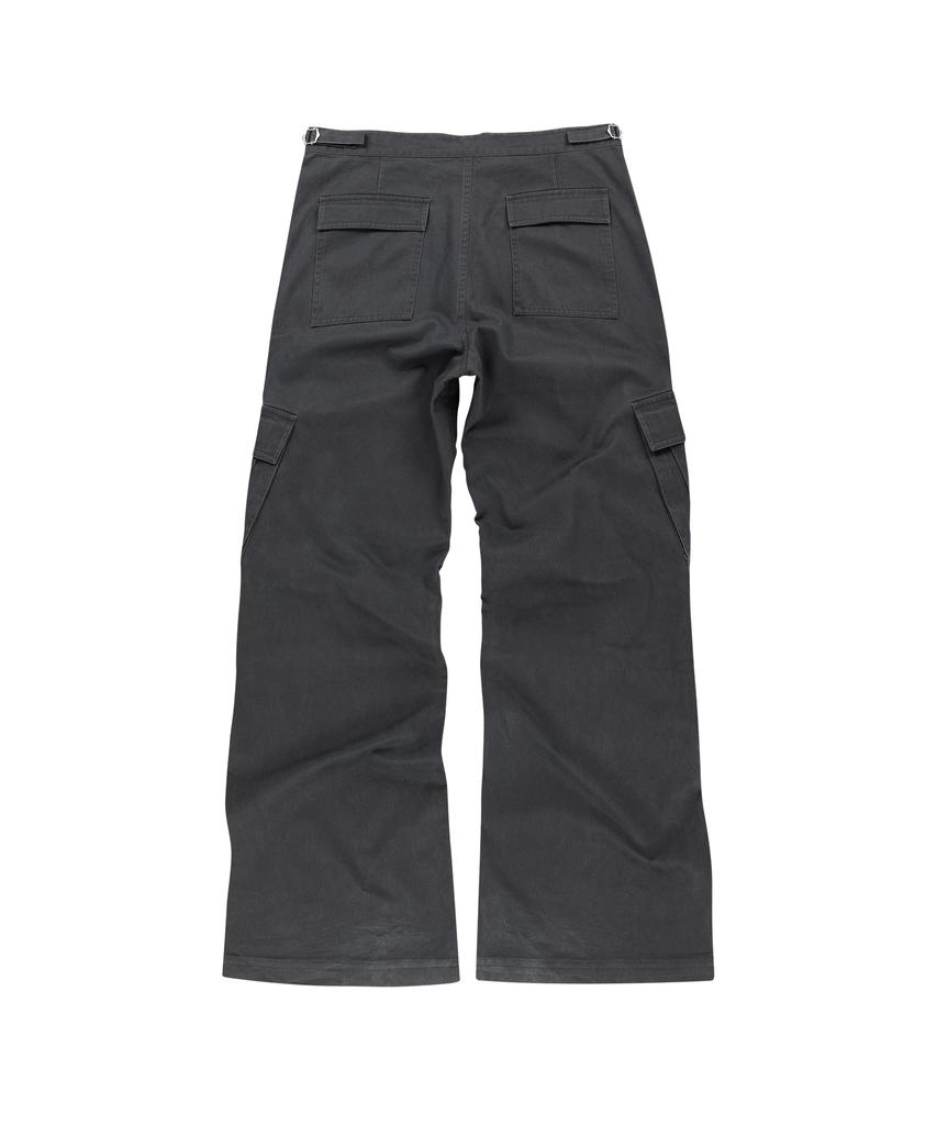 SLOWACID Button Fly Tech Cargo Pants [Charcoal]