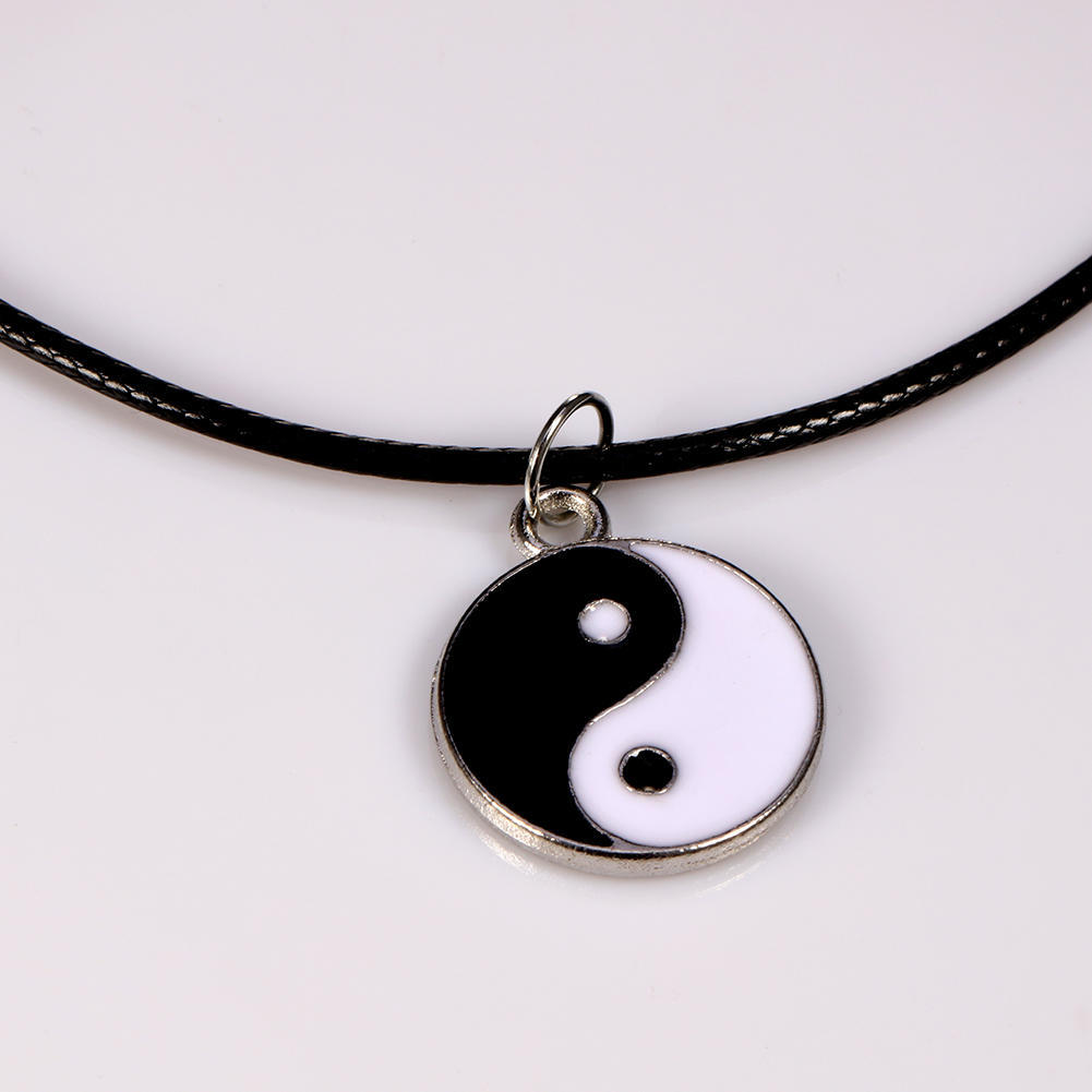 Модное очарование, ожерелье для влюбленных, ожерелье с подвеской Инь-Ян, для пары, для сестры, для дружбы, подарок AVE