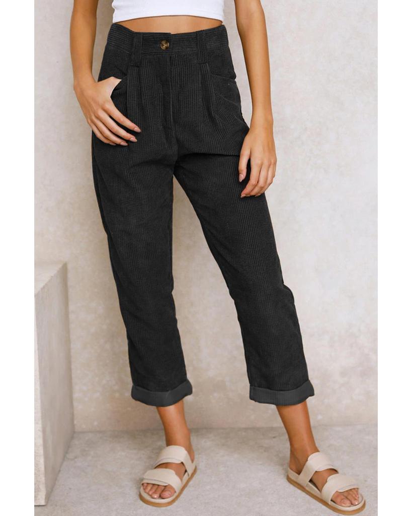 Azura Exchange Брюки прямого кроя с высокой талией