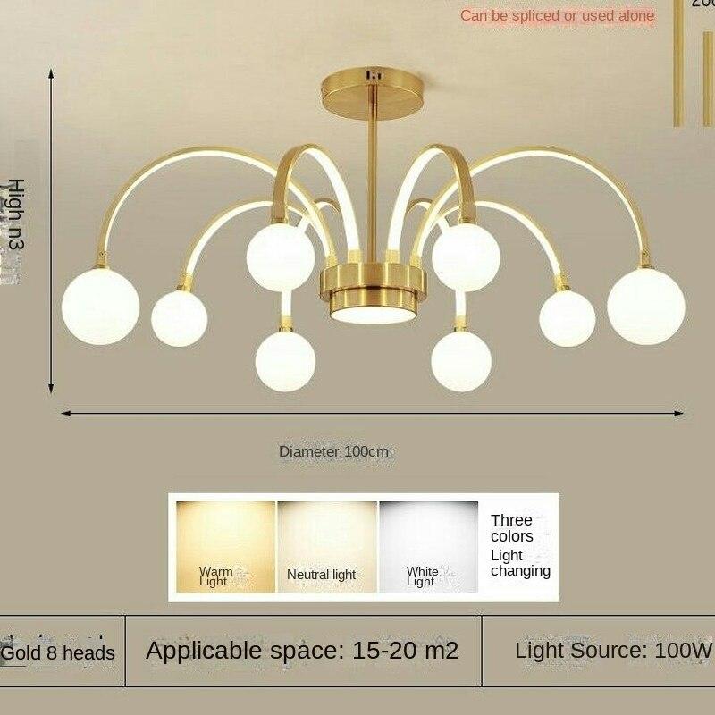 Люстра для гостиной, современный минималистский светильник для спальни, столовой, сетка, красная индивидуальная светодиодная люстра