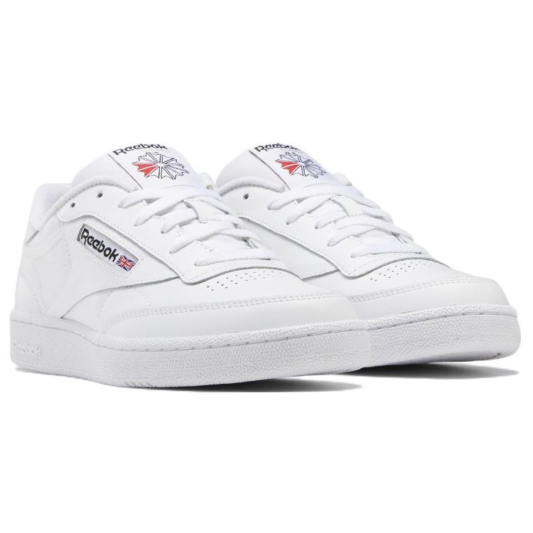 Reebok Club C 85 Унисекс Облачно-белый Основной черный GZ1605