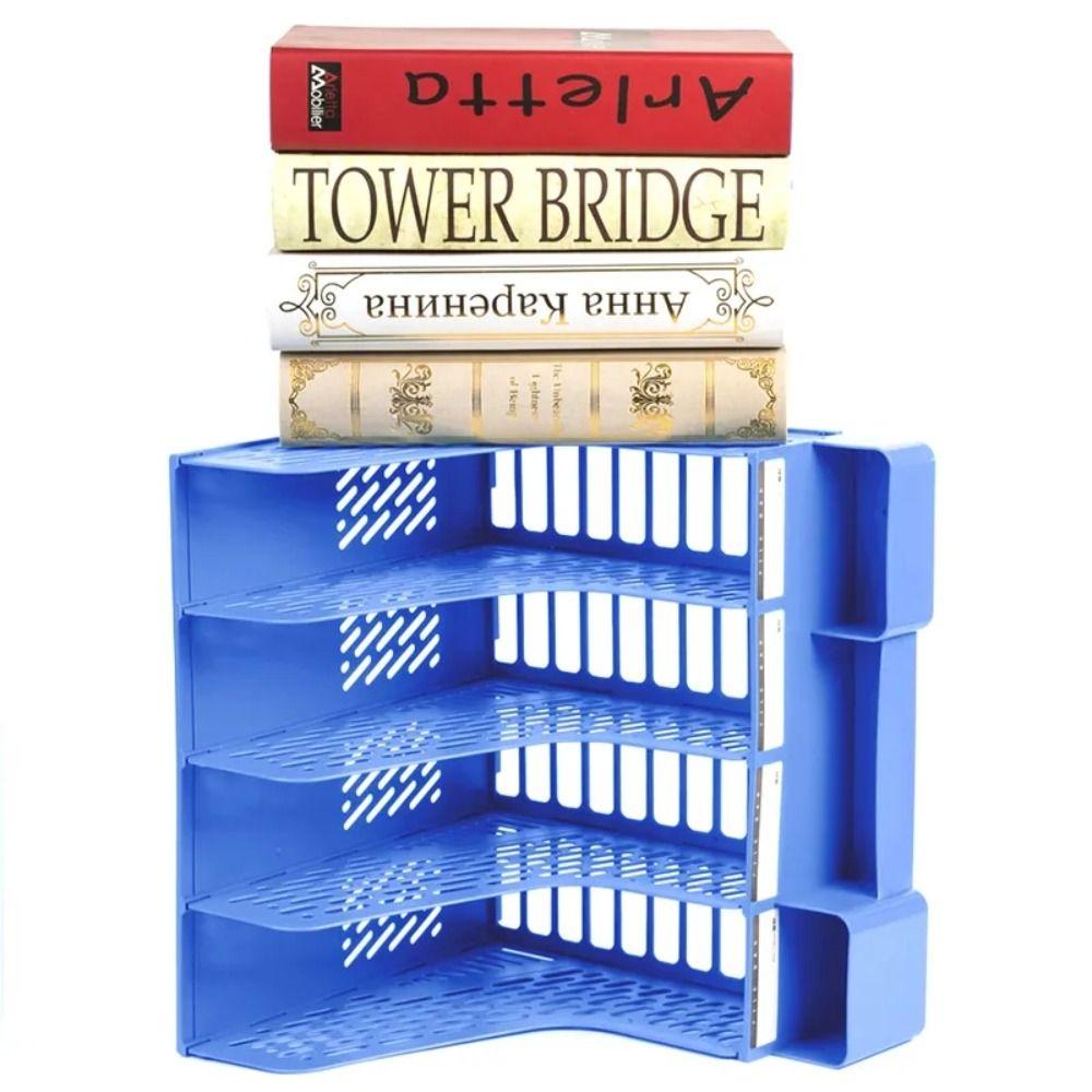 Полка для файлов большой емкости, органайзер для файлов, лоток для файлов формата А4, модные рамки для данных, принадлежности для домашнего офиса