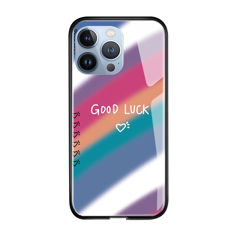 Чехол для телефона из закаленного стекла для iPhone 11 12 13 14 15 16 17 Redmi 10 12 14C Note10 Note14 Xiaomi 11Lite PocoC75 Мягкий край Ударопрочный Гладкий чехол