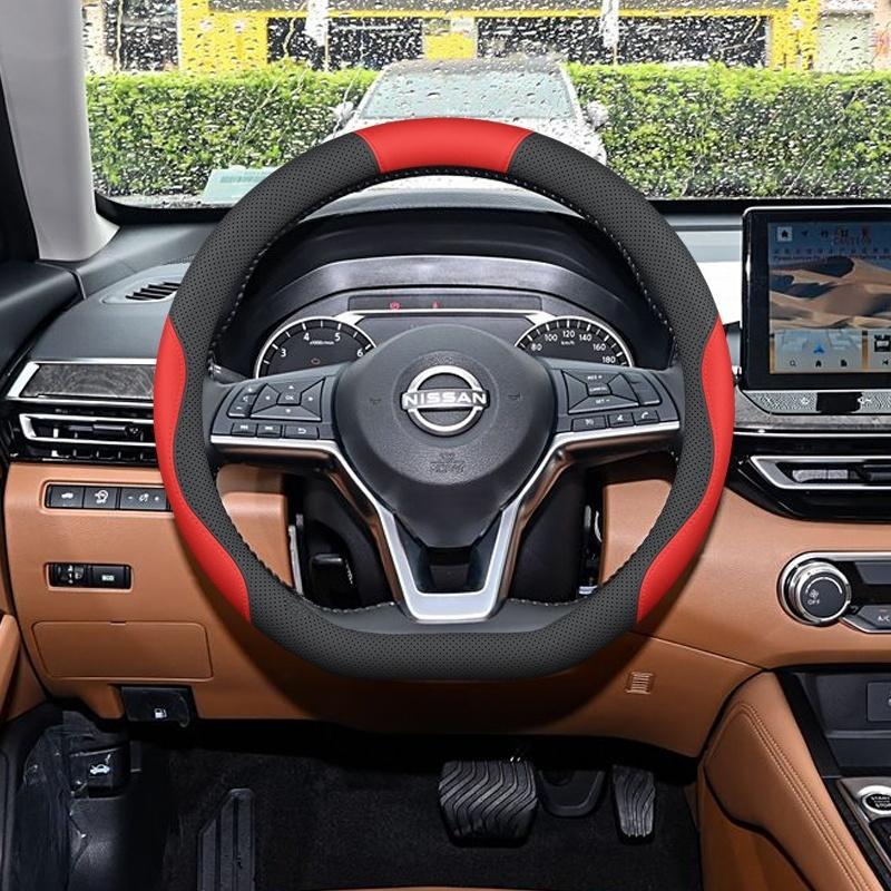 Чехол на руль Nissan 14-го поколения для Sylphy, Teana, Qashqai, X-Trail, Tiida, Kicks, Sunny, Bluebird.