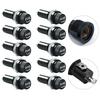 10A Fuse Holder 250V Black Fuse Chassis For 5x20mm