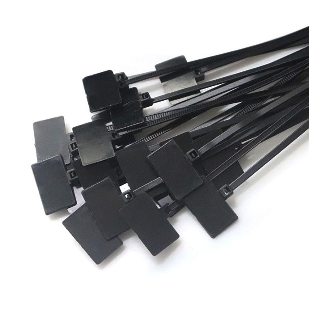 Mark Markers Self-locking Zip Ties Mesh Wire Marker Cable Ties Nylon Ties Colorful Tag Cable Tag