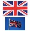 Премиальный декоративный баннер с британским флагом для праздников 90см Х 150см