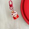 Dancing Lion Lion Dance Pendant Creative Chinese Style Keyring Zodiac Dragon Keychain  Unisex