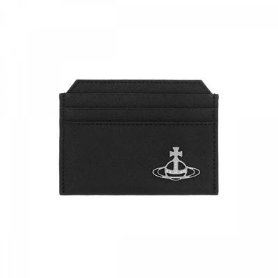Унисекс тонкий кошелек для карт Vivienne Westwood Saffiano 5403000bul001nn401