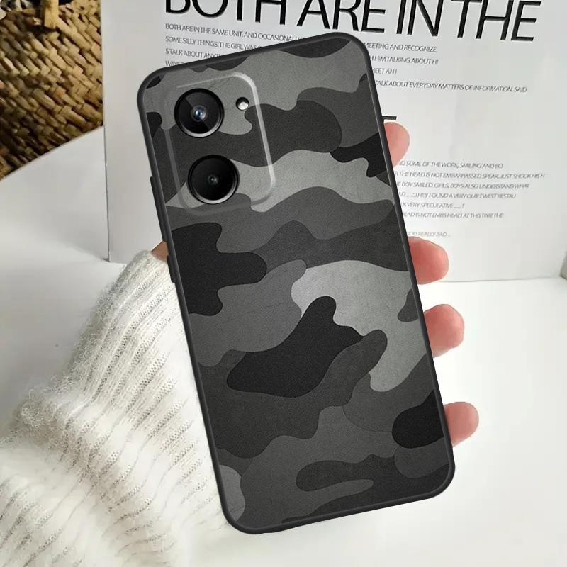 Military Army Camouflage For Realme 12 Pro Plus 11 10 9 C67 C55 C53 C35 C33 C30 C25s C21Y C15 GT3 GT5 GT Neo 5 Case