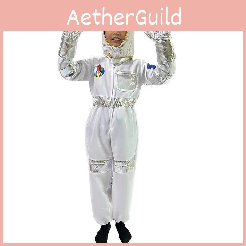Детский костюм космонавта Косплей Комбинезон для космического полета Унисекс Наряд скафандра