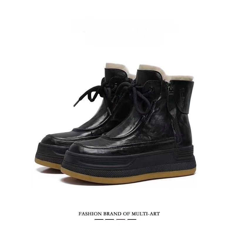 Женская обувь, зимние ботинки, хлопковая обувь, повседневные ботинки Martin, высокие ботинки