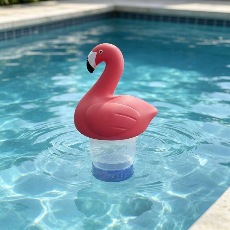3 Unit Swimming Pool Chlorine Tablet Floating Device constructed From Strong ABS For Water Maintenance