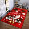 Santa Christmas Rug - Non-slip rug suitable for living room and bedroom sofas