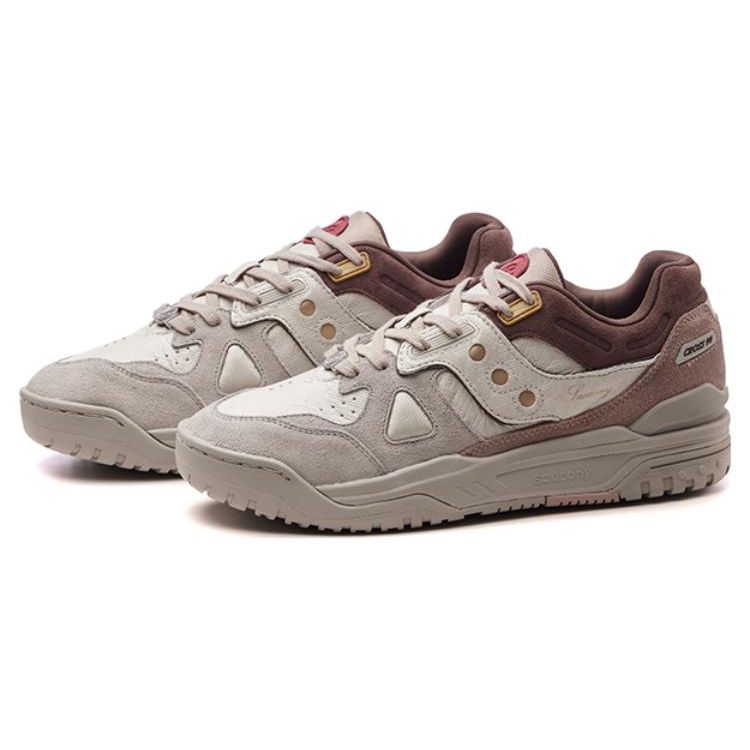 SAUCONY Кроссовки Cross 90 Retro Нескользящие Прочные Низкие Унисекс Кроссовки Коричневые S79035-13(S-BOX)