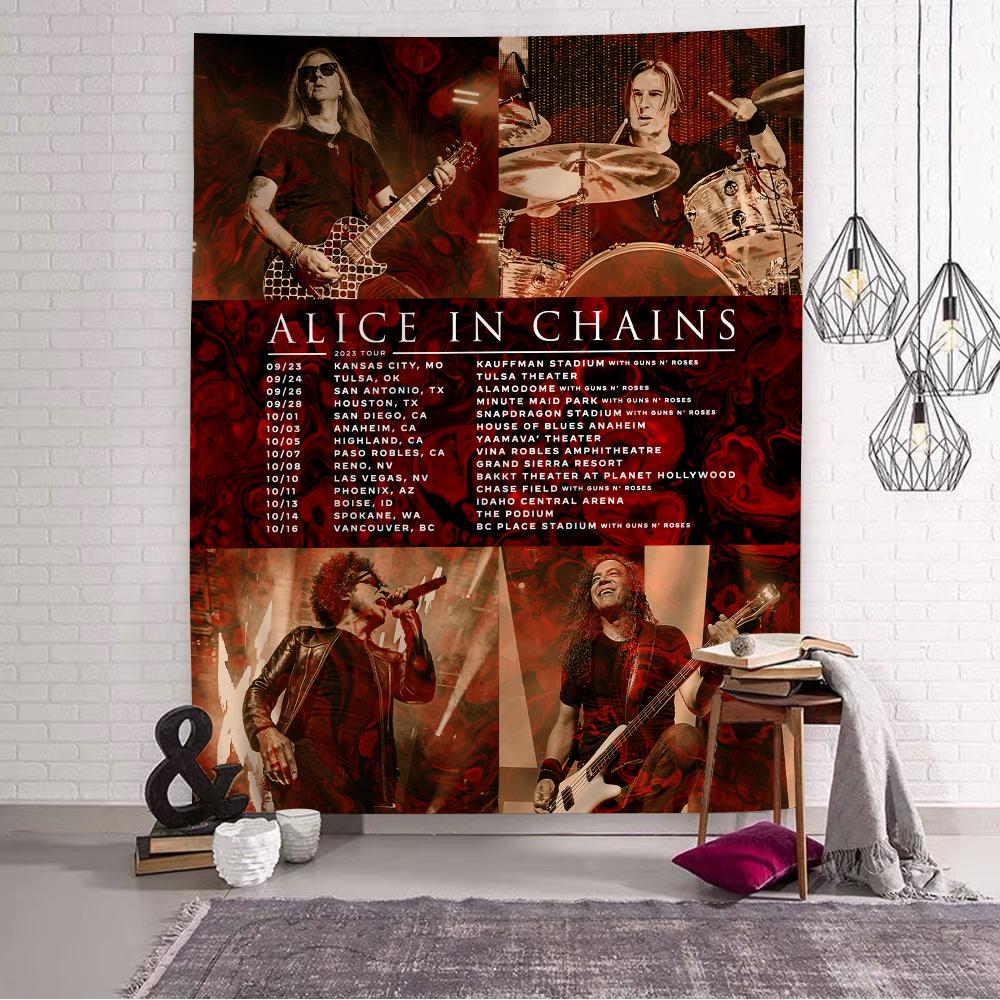 Alice In Chains Группа DIY Настенный Гобелен Подвесной Таро Хиппи Настенные Ковры Общежитие INS Домашний Декор