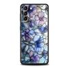 Чехол для телефона Samsung Galaxy S25 Edge S24 S23 S22 S21 Ultra S20 FE 5G S10 S10E S9 Plus Мягкий ТПУ Чехол Цветочный мрамор Геометрия