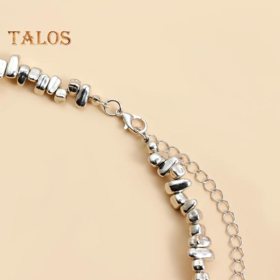 Необычный камень чокер для женщин Серебряный кисточка кулон сердце ожерелье свадебные украшения подарок для жены подруги на День святого Валентина день рождения годовщина