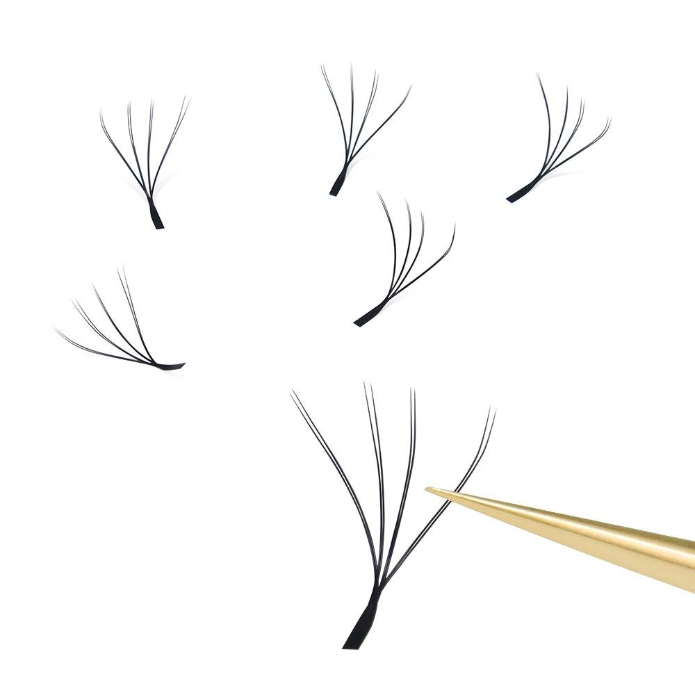 ANNAFRIS 2 Tips 4D W Shaped Eyelash Extension Faux Mink Volume Lashes Premade Volume Fan Lashes W Style Natural Eyelash
