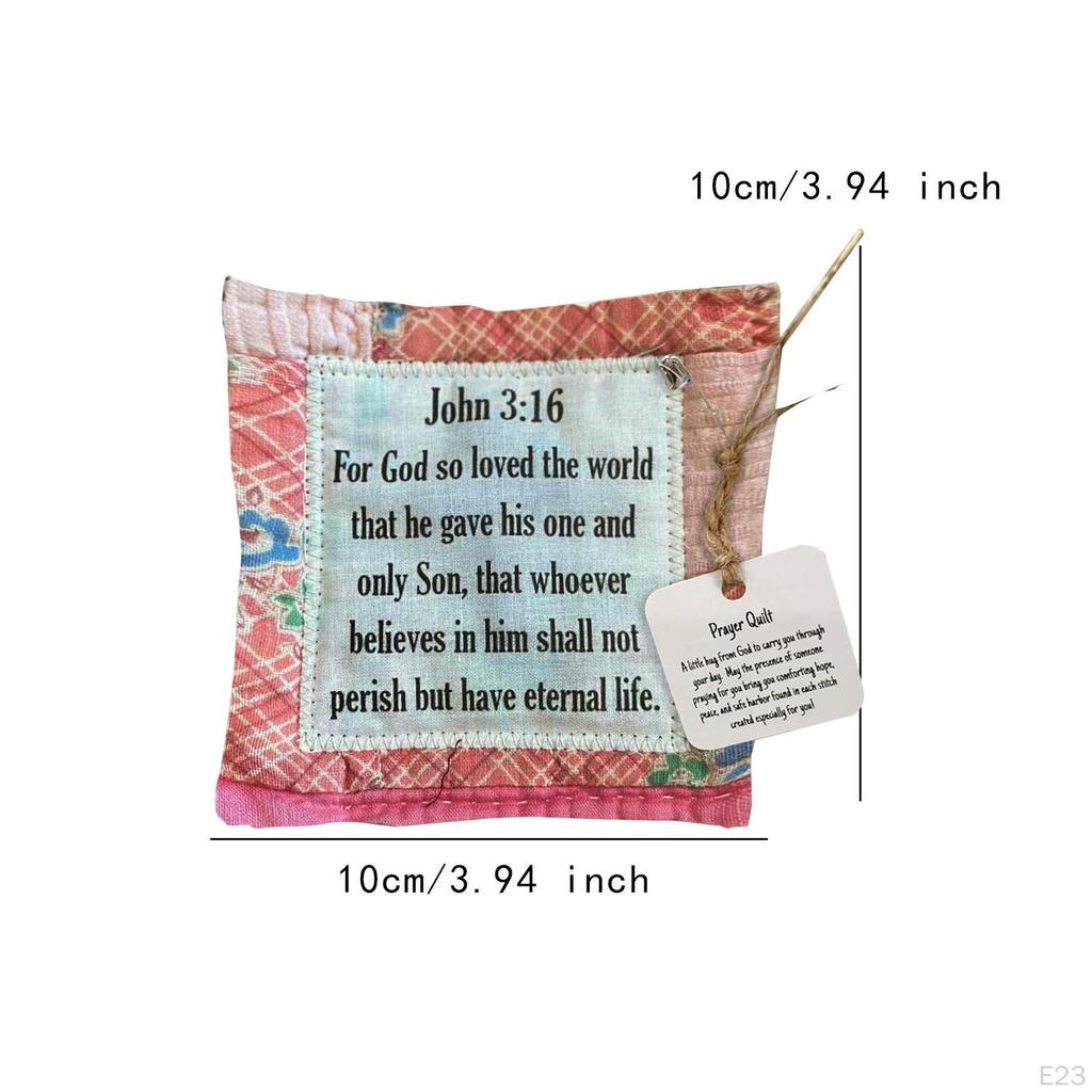 Cross Inside Prayer Quilt for Holiday Decor And Gift