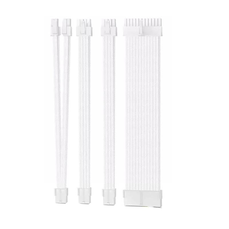 Psu Atx 24Pin удлинительный кабель нейлоновый плетеный 8-контактный 6+2-контактный шнур 24-контактный удлинитель материнской платы для корпуса компьютера комплект кабелей питания