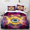 Пододеяльник Big Eye Пододеяльник Цветная Живопись Искусство Пододеяльник Королевский Размер для Подростков Взрослых Детей Полиэстер Комплект Постельного Белья
