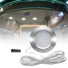 Recessed 12LED RV Boat Recessed Ceiling Light 12V Led Lights Round Shape Ultra-Thin Camper Interior