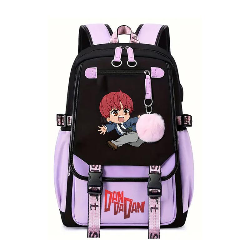 Bold Party Surrounding Animation Schoolbag Male And Female Versatile Primary And Secondary School Students Lightweight Backpack