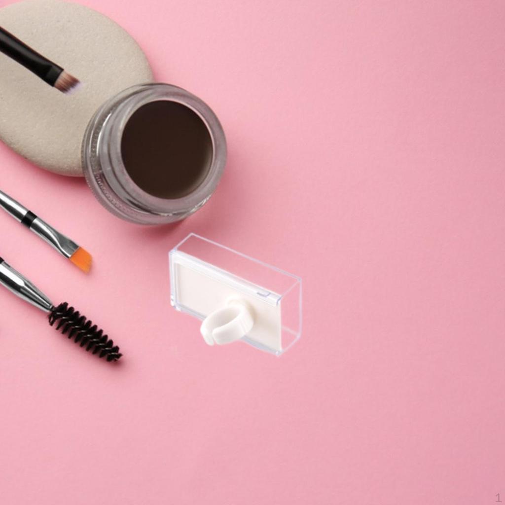 Fake Eyelash Tray Extension Pallet Display Board Mini Multiuse with Dustproof Cover