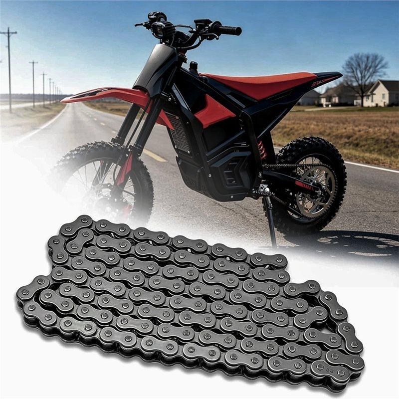 Carbon Steel Electric Dirt Bike Drive Chain For Yozma IN10 Heavy Duty Chain Upgrade Replacement For Ebike Accessories