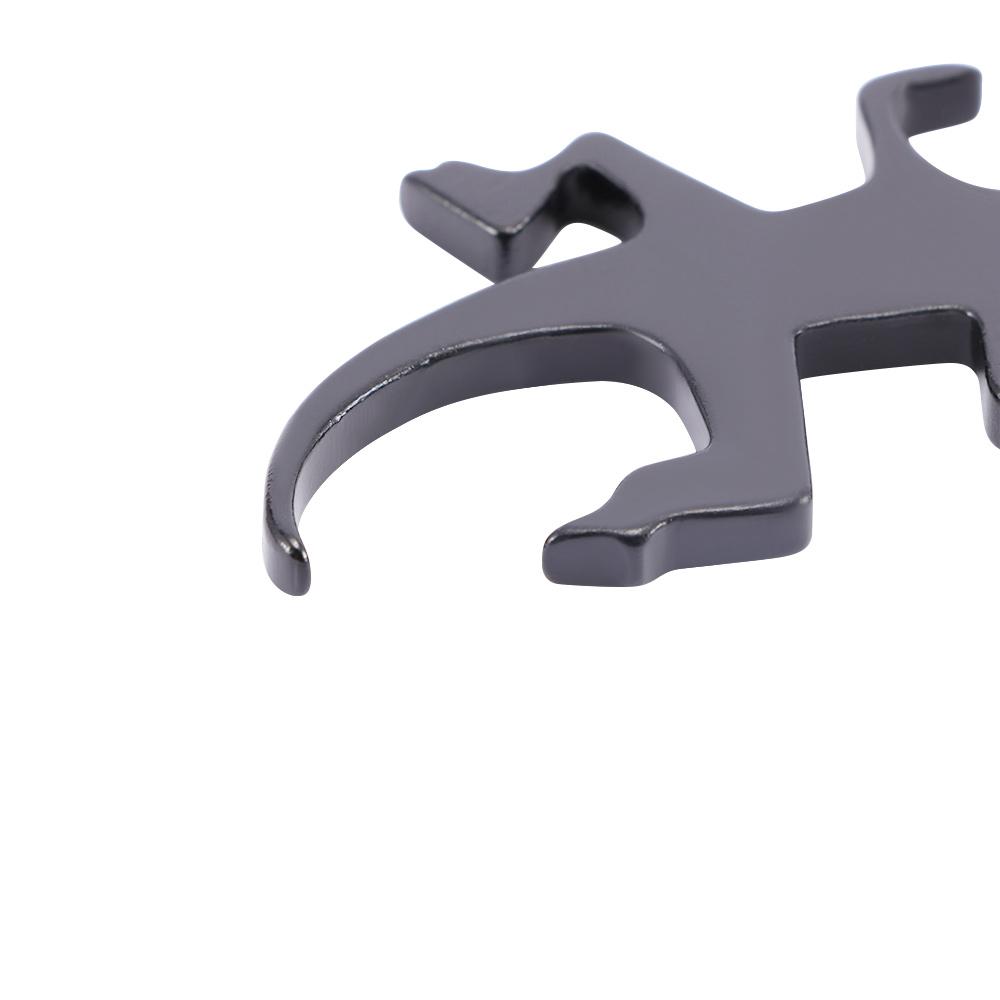 Novelty Creative Zinc Zinc Alloy Aluminum Lizard Shape Beer Corkscrew Openers Keys Ring Bottle Opener