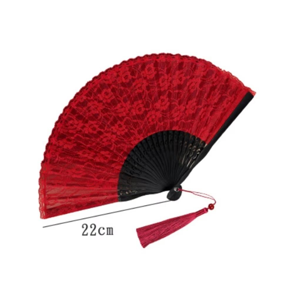Ремесла Складные Женские Веерные Веера Бамбуковые Женские Танцевальные Бамбуковые Веера Новые Складные Кружевные Веера Домашний Декор