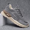 Men Casual Shoes New Lace-up Gray Sneakers Outdoor Wearable Light Work Shoes Men Walking Vulcanized Sports Shoes Zapatillas