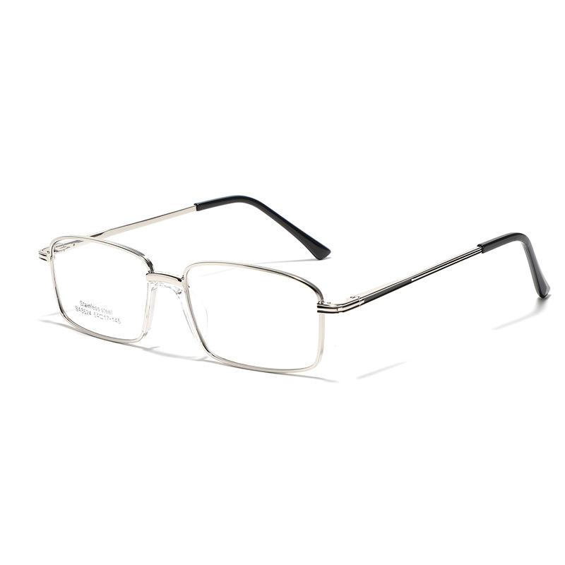 Очки прямоугольные металлические простые ретро плоские очки женские седловидные носовые упоры очки мужские