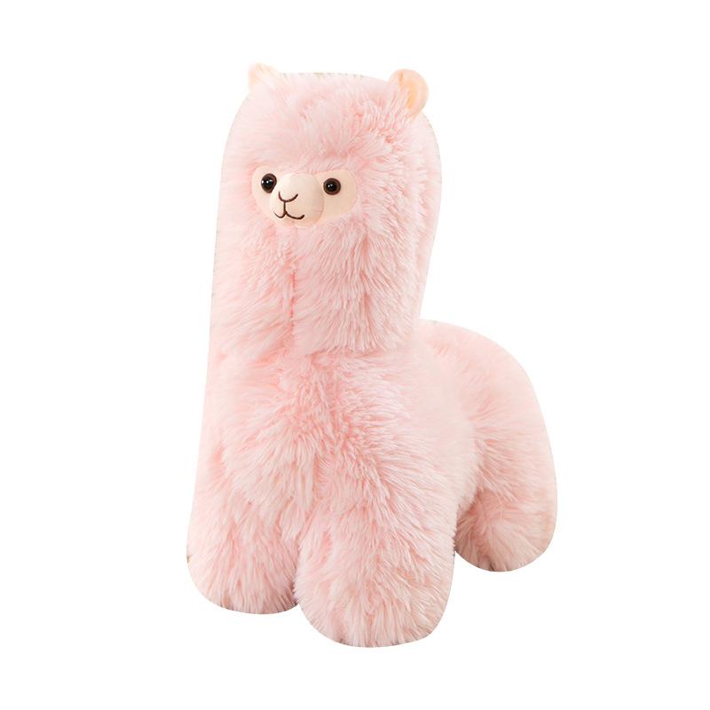 New Doll Super Cute Fried Alpaca Doll Toy Plush Long Hair Cartoon Doll