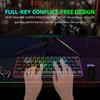 61-клавишная RGB проводная игровая клавиатура с механическим ощущением