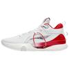 Li Ning Амортизация, Износостойкие Низкие Баскетбольные Кроссовки Мужские Белый Красный ABAR071-1