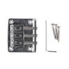 3 String Guitar Hard Tail Bridge Metal Decorative Electric Guitar Bridge for Cigar Box