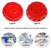 Red Ibc Lid Water Liquid Storage Ibc Tank Fitting Plastic Cover Cap Adaptor