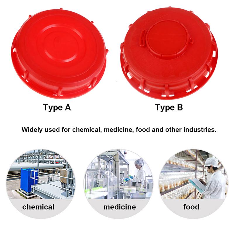 Red Ibc Lid Water Liquid Storage Ibc Tank Fitting Plastic Cover Cap Adaptor