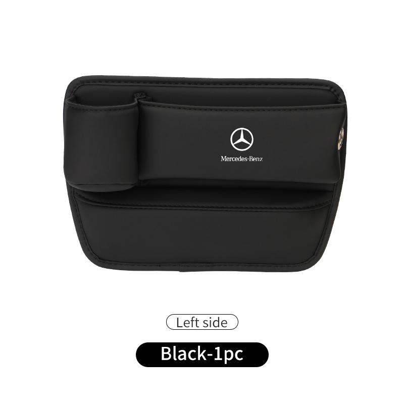 Car Seat Gap Storage Box Pocket Wallet Key Card Cup Phone Holder For Benz W202 W212 W126 W140 W168 W177 CLS GLE GLC GLS CLA