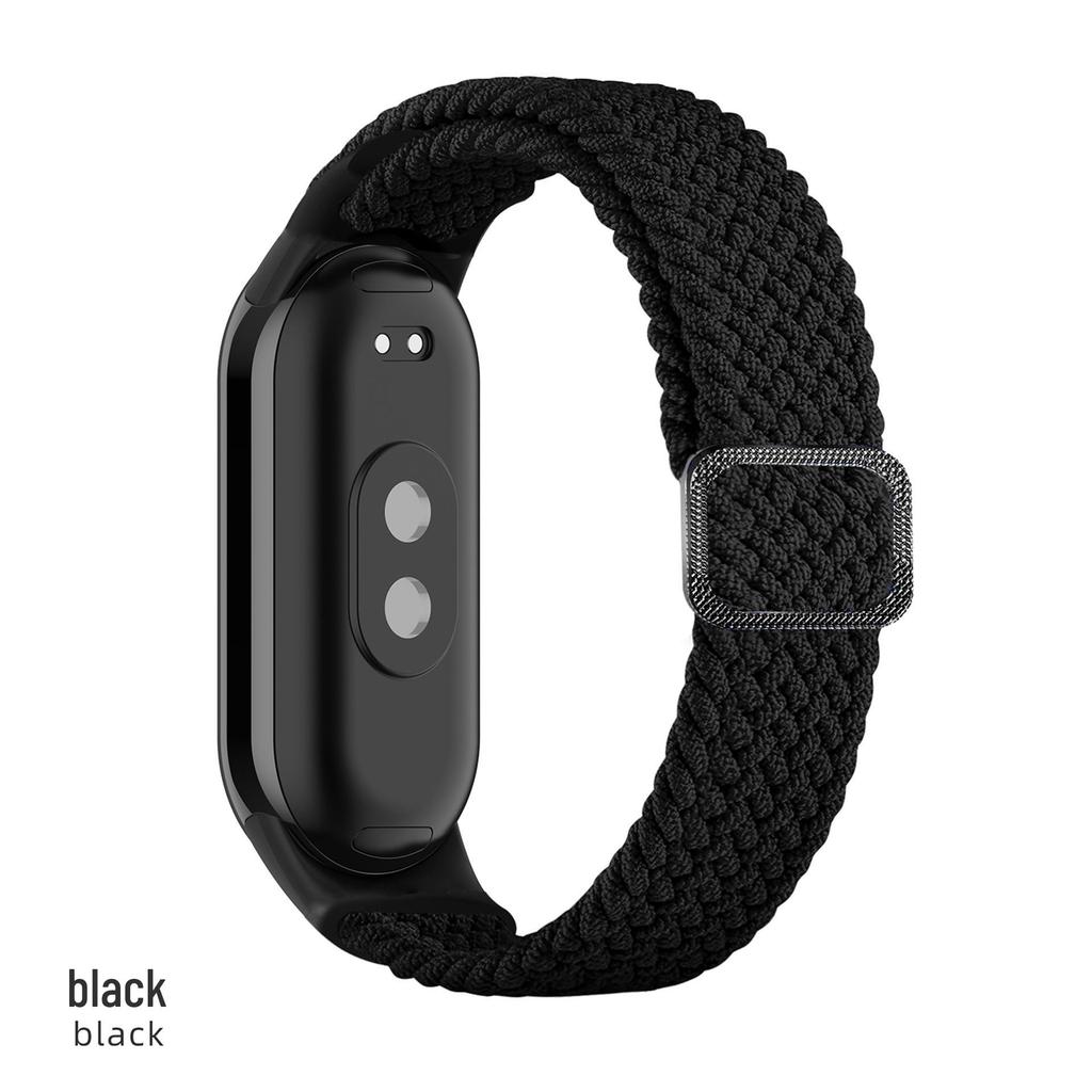 Регулируемый плетеный ремешок для Xiaomi Band 8/9 - Совместимый сменный браслет-ремешок для Mi Watch 3/4/5/6/7/8