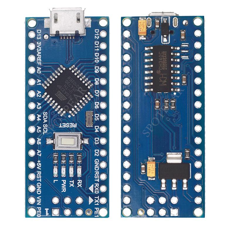 Плата разработки ATMEGA328P Nano с Type-C/Micro USB для Arduino