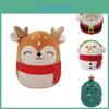 Плюшевая игрушка Squishmallow Санта Клаус Мягкая и приятная на ощупь Рождественская мягкая игрушка-кукла для детей Подарок на день рождения