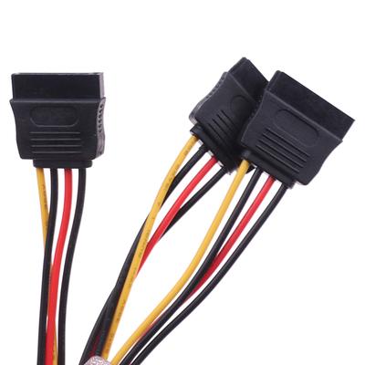 4Pin к 1 или 2-портовому Sata кабелю питания для Hikvision Dahua Mini Vcr Recorder 25 см