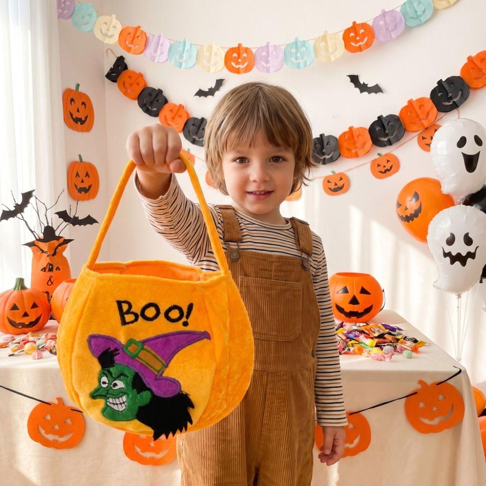 Gifts Pouch Pumpkin Candy Bucket Ghost Halloween Candy Bucket Halloween Candy Bag Festival