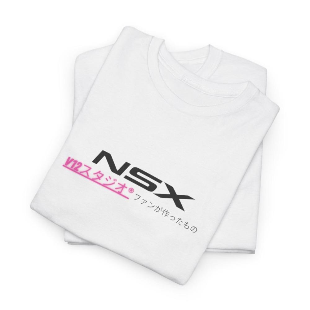 Honda Mens and Womens Tshirt Summer Cotton Retro Honda NSX Tee New Shortsleeved Spring and Autumn Motorcycle Cycling Top